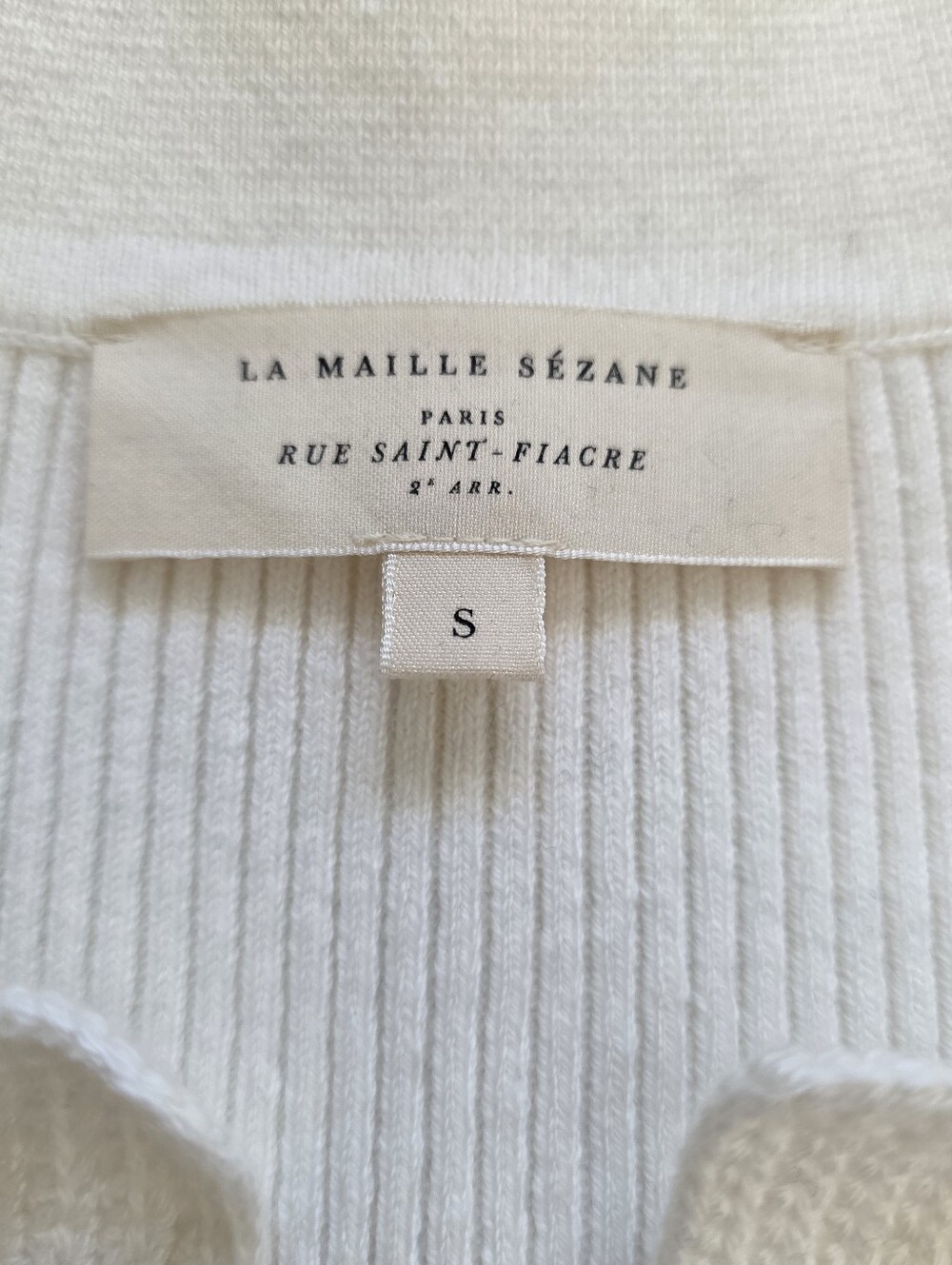NWOT Sezane Eloy Jumper - Ecru - Small - Picture 5 of 8